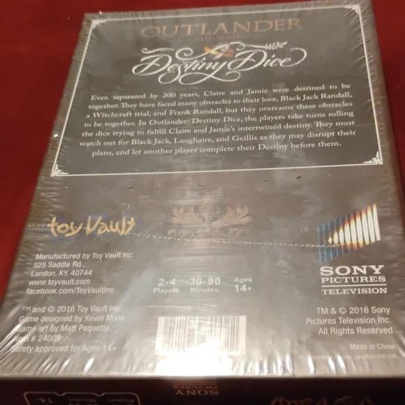 NIB Outlander Destiny Dice Board Game - Picture 5 of 7